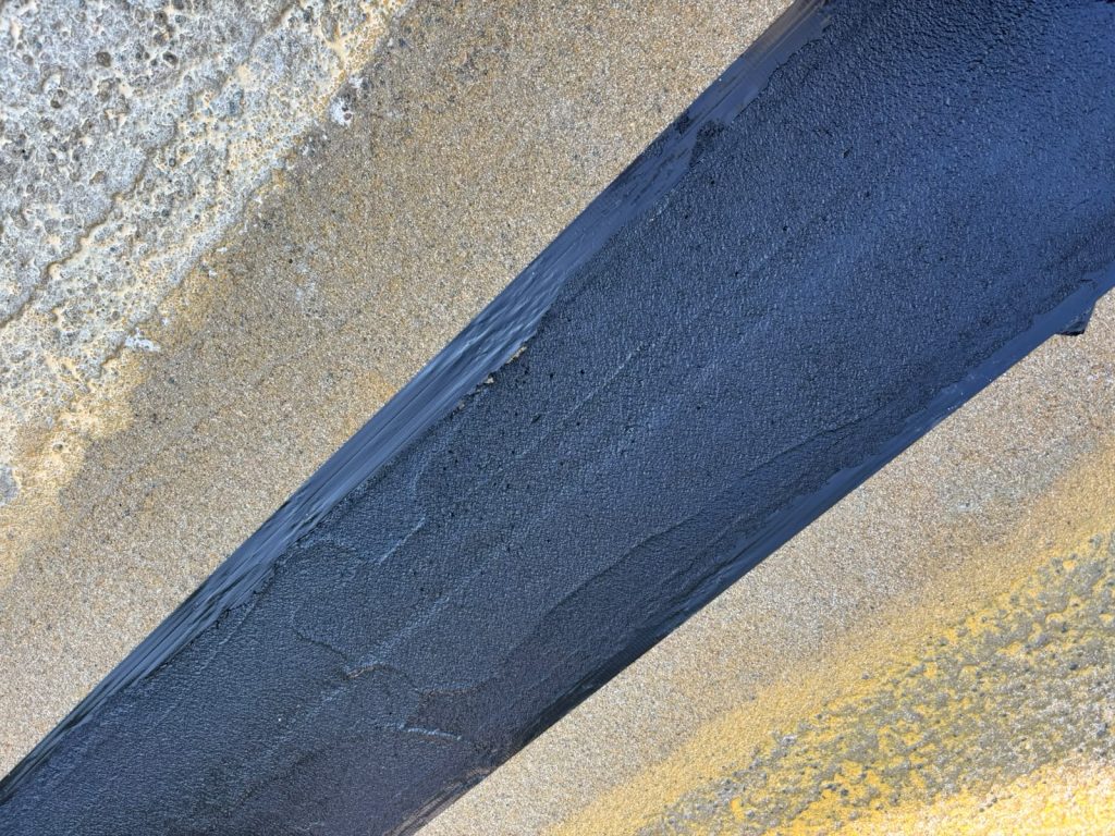 Joint detailing on the exposed car park top deck