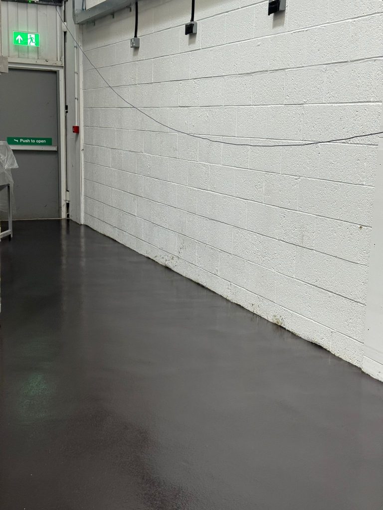 Pumadur RT floor in the brewery corridor